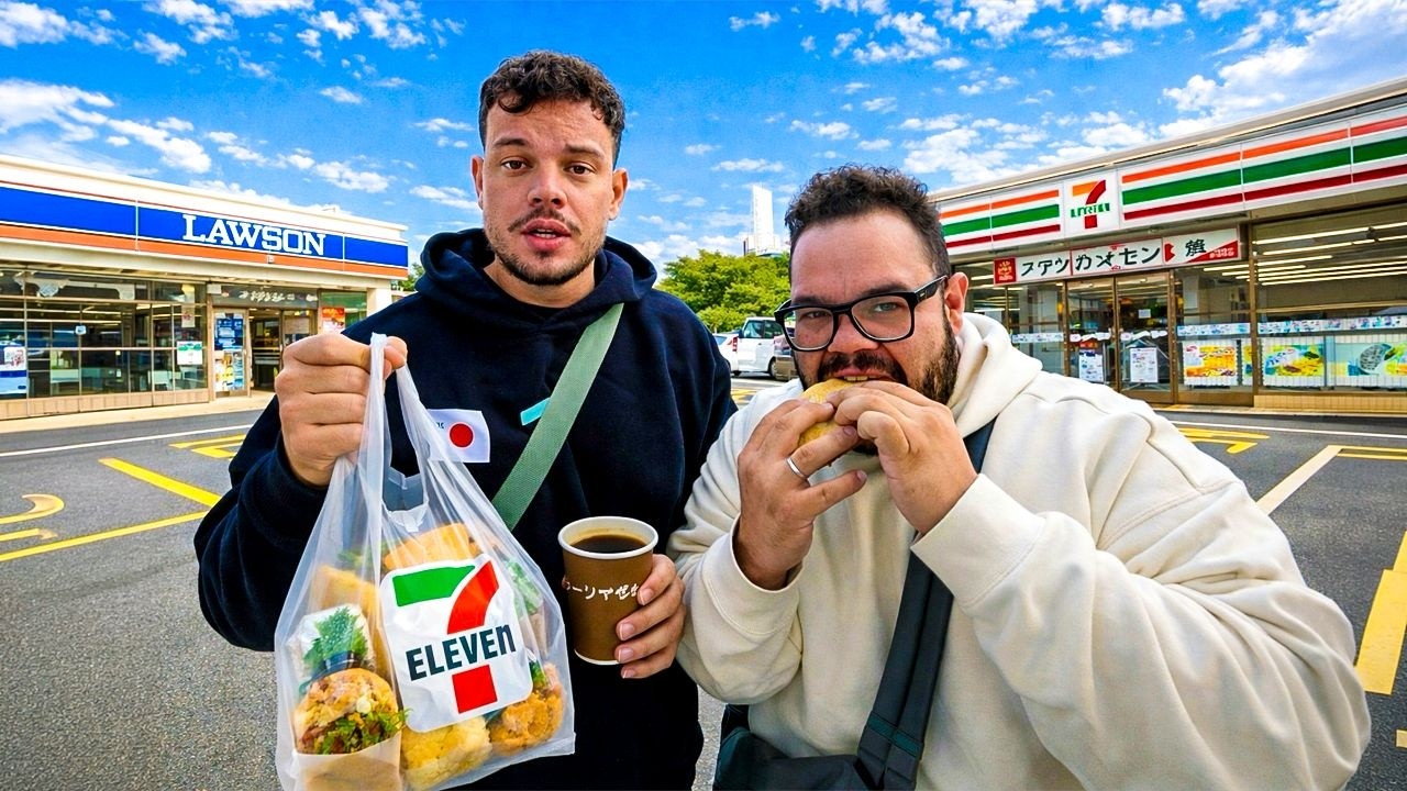 PRIMEIRO CAFÉ DA MANHÃ NOS MERCADINHOS DO JAPÃO