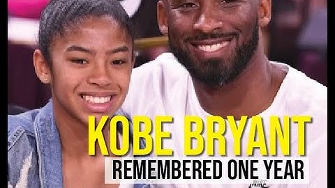 Basketball icon Kobe Bryant remembered one year after his untimely death