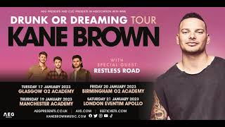 Kane Brown - Drunk Or Dreaming Tour - January 2023