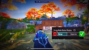 3.6 Update New Basic Setting (Firing Mode Button Display) 🆕❓Full Setting Explain ✔️ PUBG/BGMI 2025