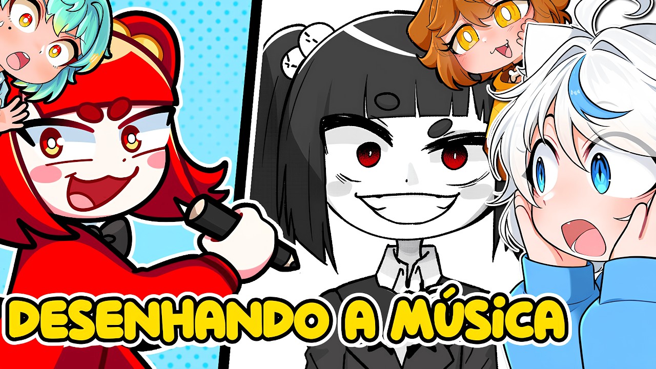 APRENDENDO a DESENHAR com a BATATINHA no ESTILO da MÚSICA a PRINCESA FALHA ft. Biachinin e MikuBean