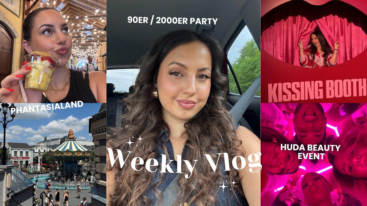 Eskalation im Phantasialand 🎢😂 90er/2000er Party im Club 🪩 Huda Beauty Event 💋 | LAURA SIEBERT