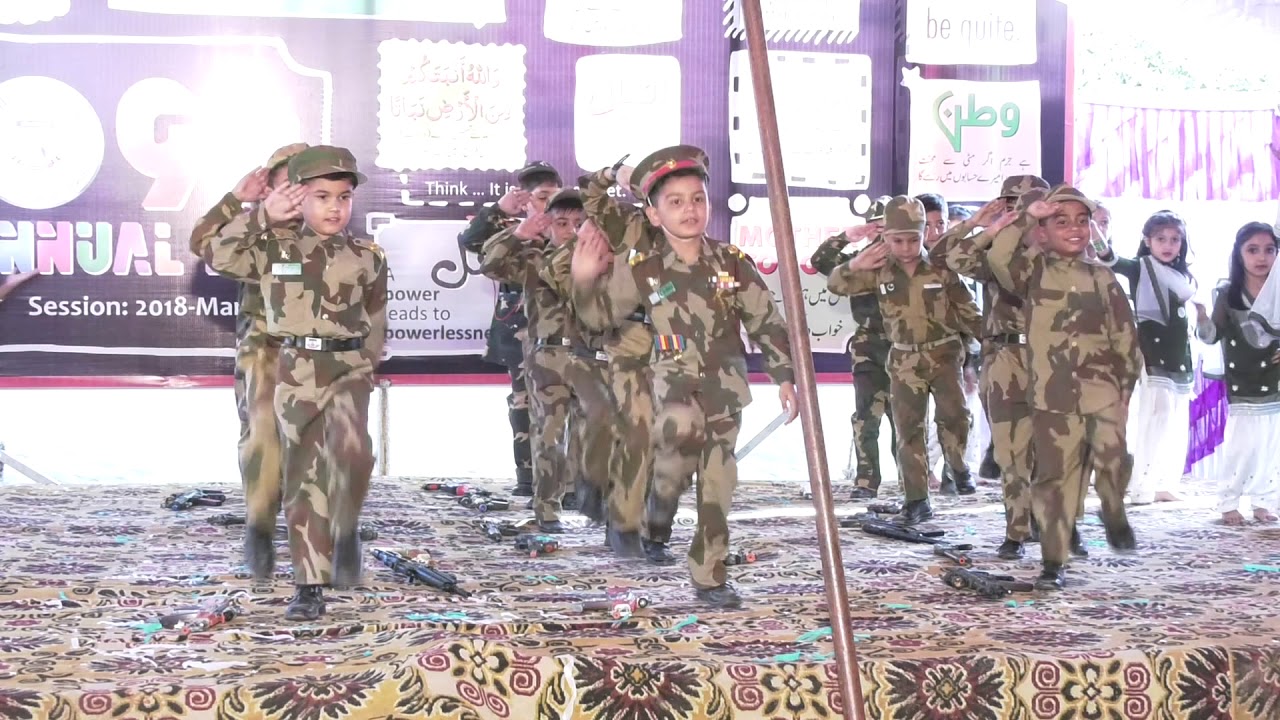 MAIN FOUJI PAKISTAN DA (Performance) - 9th ANNUAL DAY (Allied School Jhelum Campus) | 08-Nov-2019