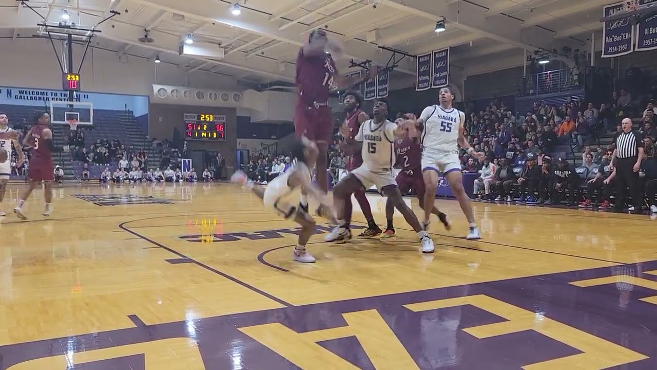 Gallagher Center (Niagara University Basketball) - View From Section 19, Row A (3/1/24 vs Rider)