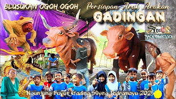 Blusukan Ogoh Ogoh‼️Persiapan Arak Arakan Gadingan || Ngunjung Buyut Gading Sliyeg Indramayu 2025