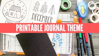 December Bullet Journal Theme 🎄 How to Customize Printables