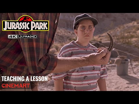JURASSIC PARK (1993) | Teaching a Lesson Scene | The Excavation Scene 4K UHD