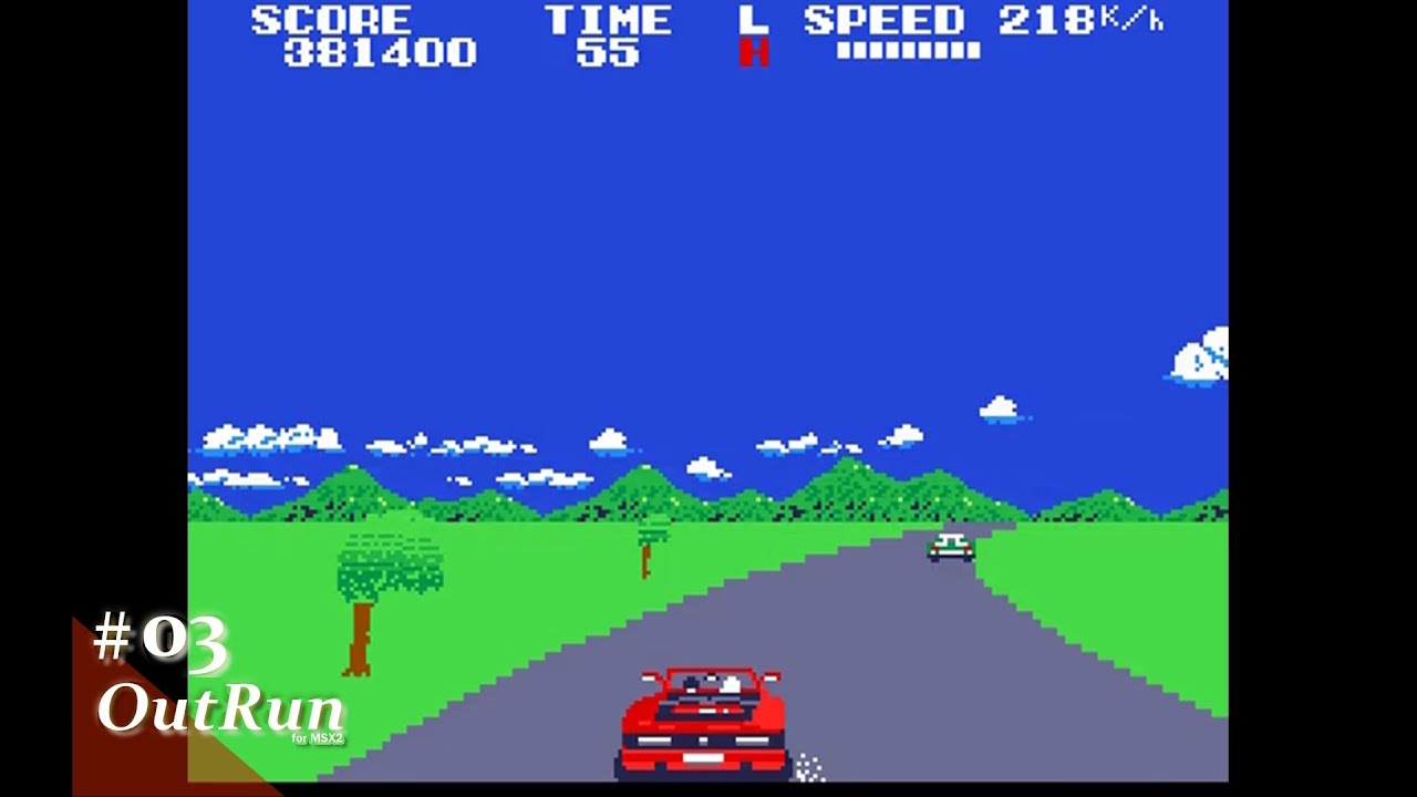 Play】MSX2 OutRun（アウトラン）#03 レトロゲーム - YouTube