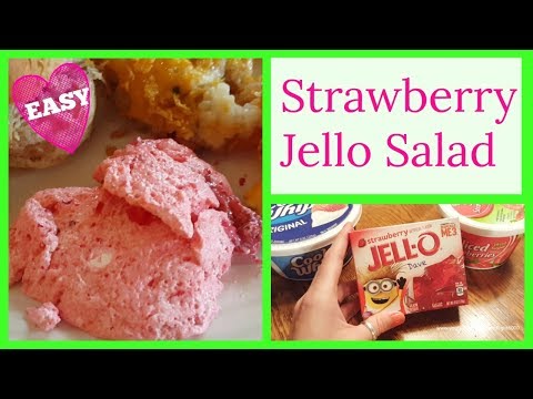 Easy Strawberry Jello Salad
