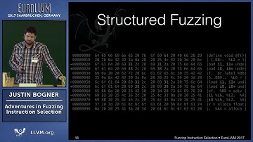 2017 EuroLLVM Developers’ Meeting: J. Bogner “Adventures in Fuzzing Instruction Selection”