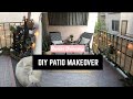 DIY PATIO MAKEOVER (RENTER FRIENDLY)