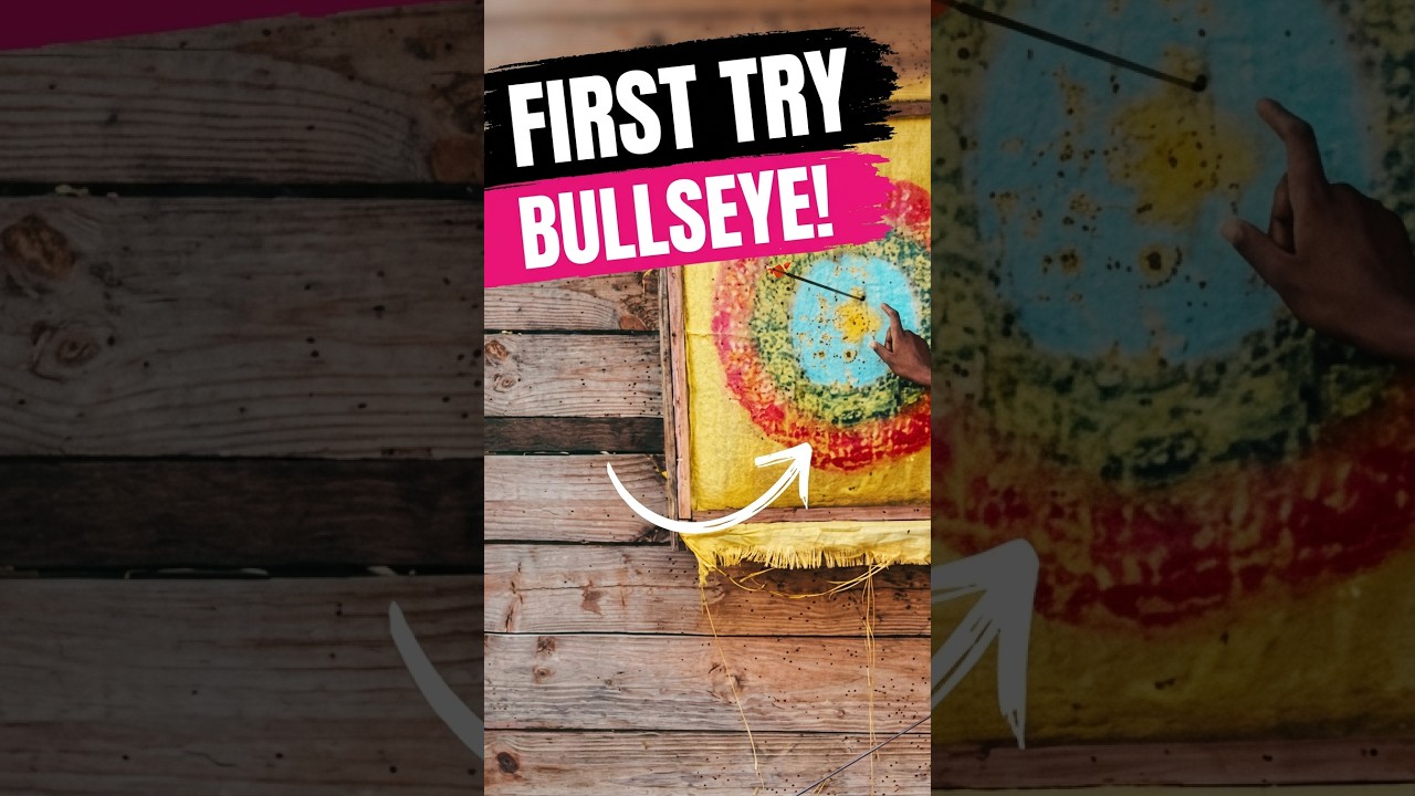 I Tried Archery (From Total Miss to Bullseye?!) - YouTube
