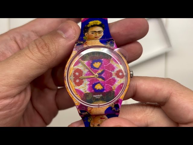 Swatch The Frame by Frida Kahlo Unisex Watch SUOZ341