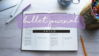 BULLET JOURNAL 2019 & JANUARY SETUP | PLAN WITH ME