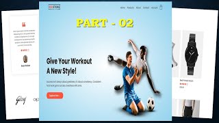 How To Make eCommerce Website Using HTML And CSS - Part 2 | Online Shopping Website Design
