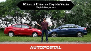 Maruti Ciaz Vs Toyota Yaris - Detailed Comparison