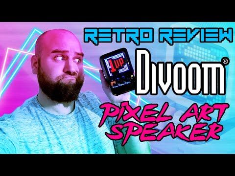 Divoom Ditoo Pixel Art Bluetooth Speaker - Retro Gaming Inspired - The Button Bashers #divoom #ditoo