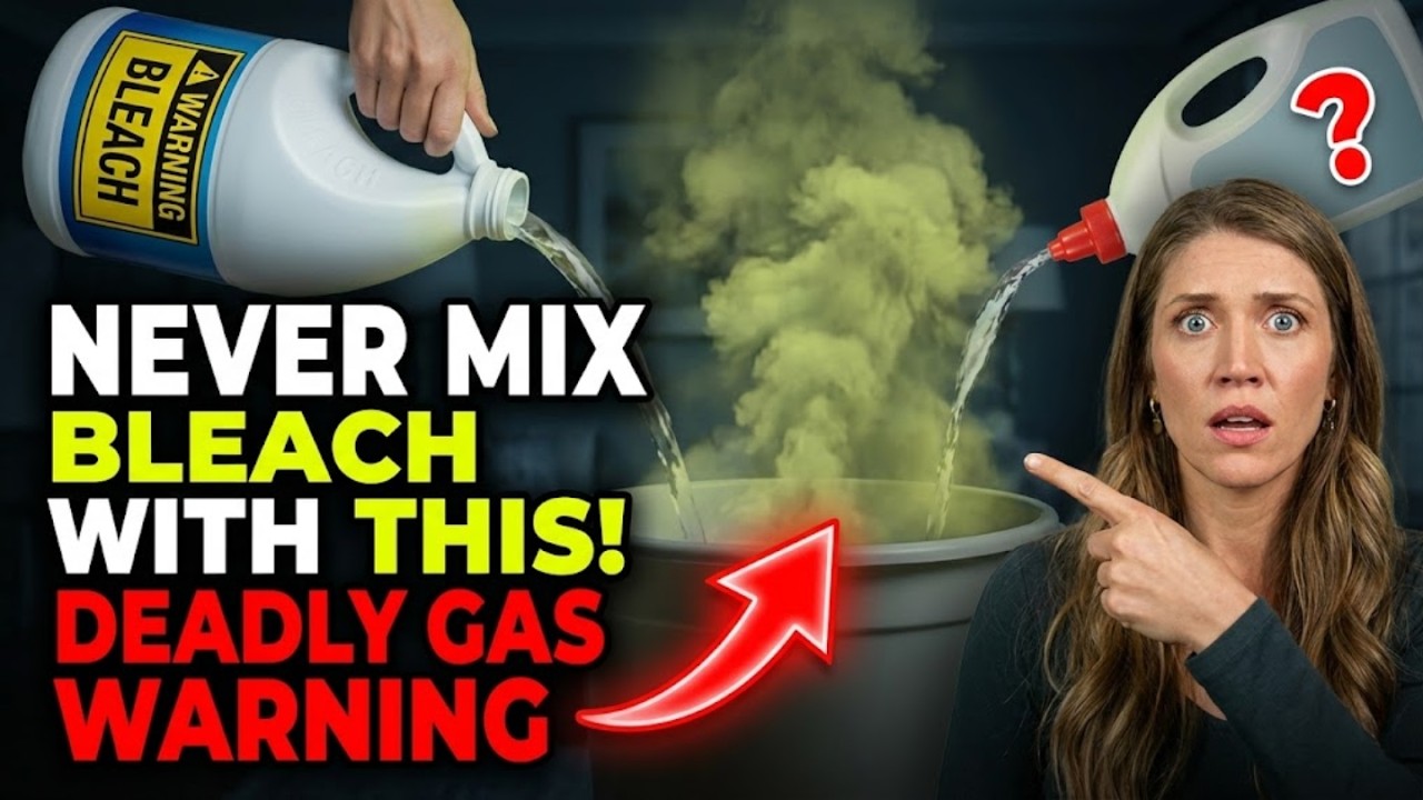 Never Mix Bleach with This Common Cleaner (Deadly Gas Warning)