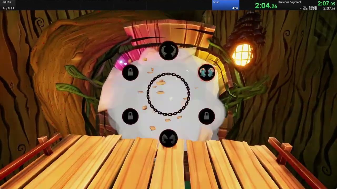 Hell pie  (Ritual site) Swing refill and Boost+ram horns 