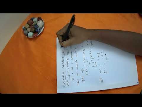 Mathematical Expectation of