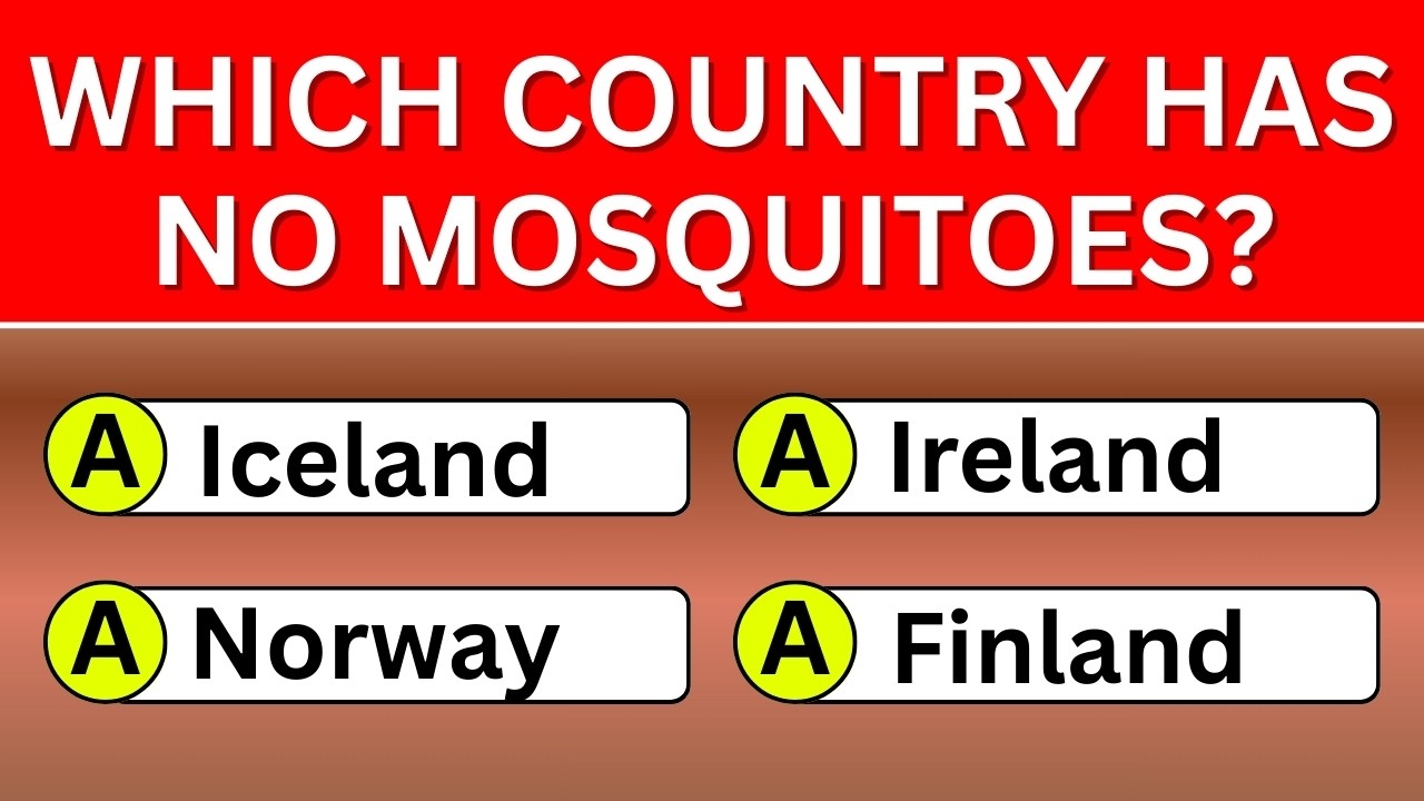 50 Trivia Questions General Knowledge | Test Your IQ & Knowledge Today