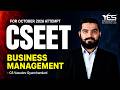 CSEET Classes October 26 | Business Management | CS Vasudev Gyanchandani | YES Academy for CS