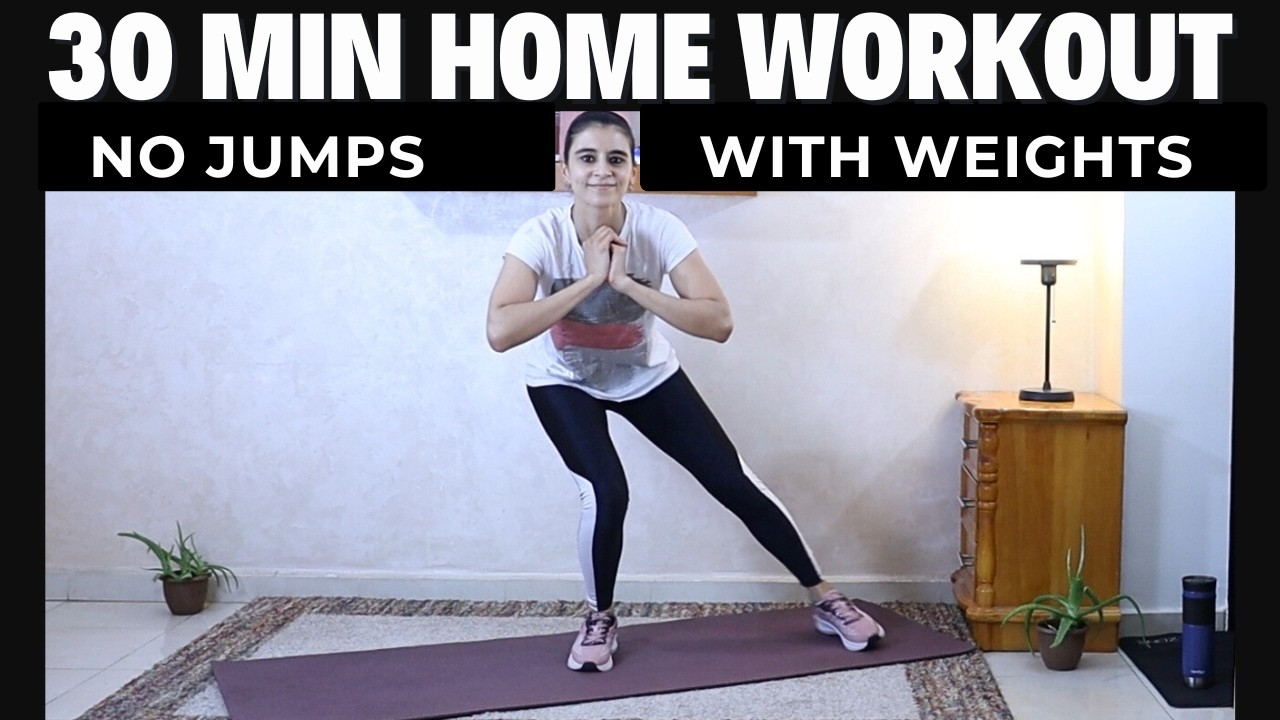 30-Minute Dumbbell Full Body Workout | Strength Training at Home ...