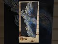 Blue Wings of a Prayer #acrylic #funky #paint #wllhanginh