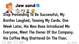 [Full Story] Stop Pretending To Be Successful, My Brother Laughed, Tossing My Cards.
