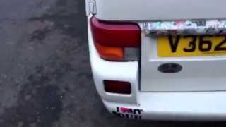 Vw t4 transporter side bar side exit exhausts