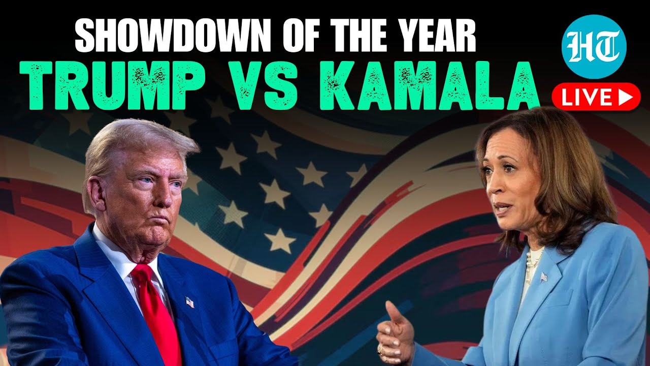 Trump Vs Kamala LIVE | Donald Trump, Kamala Harris Debate | US ...