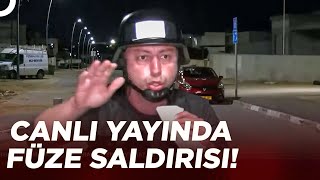 TV100 Ekibi Canlı Yayında Hamas'ın Füzelerine Yakalandı! | Özgür İfade