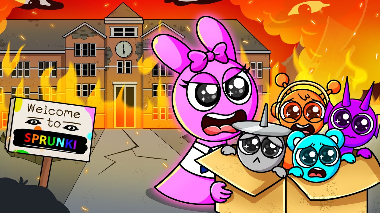 Pinki sauve courageusement les bébés | Incredibox Sprunki Animation