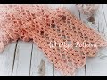 How to Crochet Lace Scarf with Flowers Designs, Mile a Minute, Crochet Video Tutorial
