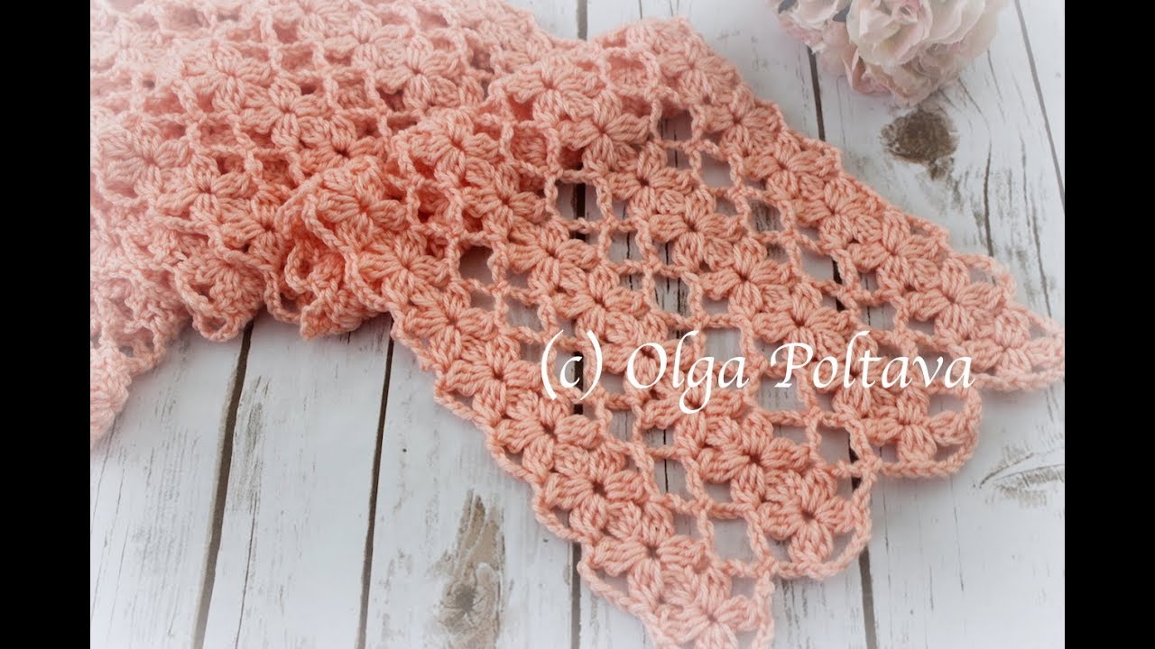 How to Crochet the Lace Flower Stitch - Free Video & Photo