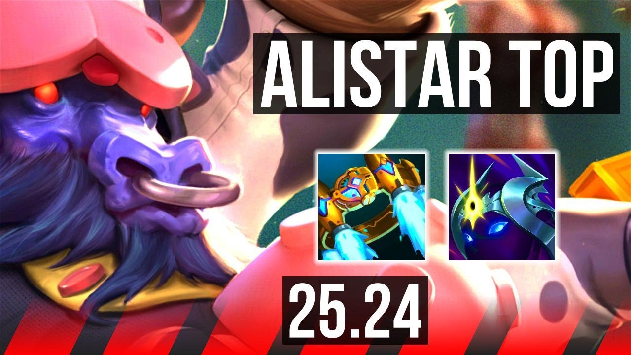 ALISTAR vs MALPHITE (TOP) | Electrocute, 17K damage | NA Master | 25.24