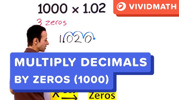 How to Multiply Decimals by Zeros (10, 100, 1000)