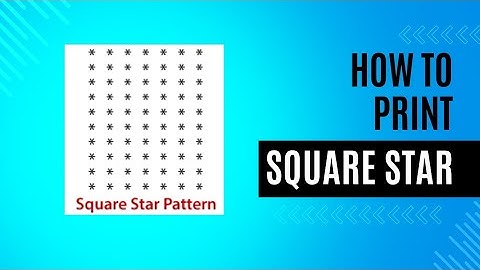 Learn to Code a Square Star Pattern in Java - Step-by-Step Tutorial