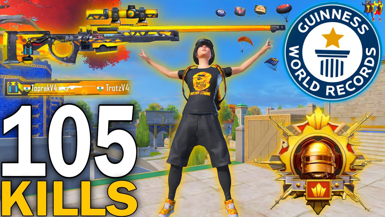 105 KILLS!!🔥 SUPER AGGRESSIVE RUSH GAMEPLAY With BEST OUTFIT😍 PUBG MOBILE- BGMI