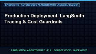 Production Deployment, LangSmith Tracing & Cost Guardrails (Production Deep Dive)