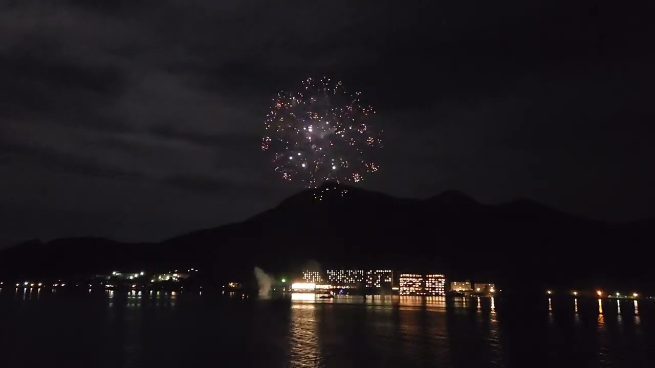 2025.09北海道洞爺湖船上觀賞煙火 part2