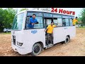 Living 24 Hours Straight In Bus Challenge | अब 24 घंटे इस से बाहर नहीं आ सकते |