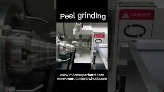 Peel grinding wheel