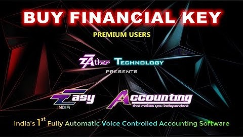 EA Financial Key | English | Buy a Financial Key for your Premium Account in Easy Accounting
