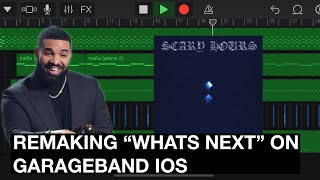REMAKING “WHATS NEXT” BY DRAKE ON GARAGEBAND iOS [TUTORIAL] screenshot 4