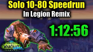 Solo Legion Remix 10-80 Speedrun in 1:12:56