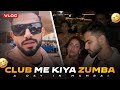 Mumbai ke Club me MANNAT NE LI ZUMBA CLASS 👯‍♀️😂 CLUB OWNER GAVE US FREE DRINKS 🥂 | Mumbai Day 1