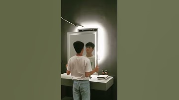 A Detachable LED mirror design for easy repair-- By Innova Mirror model IN-I100