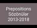 Preposition 5, Sozonu 5 (qebul suallari)