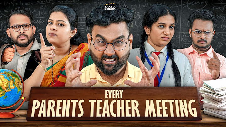 Every Parent Teacher Meeting 🧑🏻‍🏫 | Take A Break